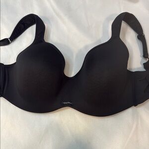 Nautica Black Full Coverage Bra with Adjustable Straps, size 38DD, Preowned